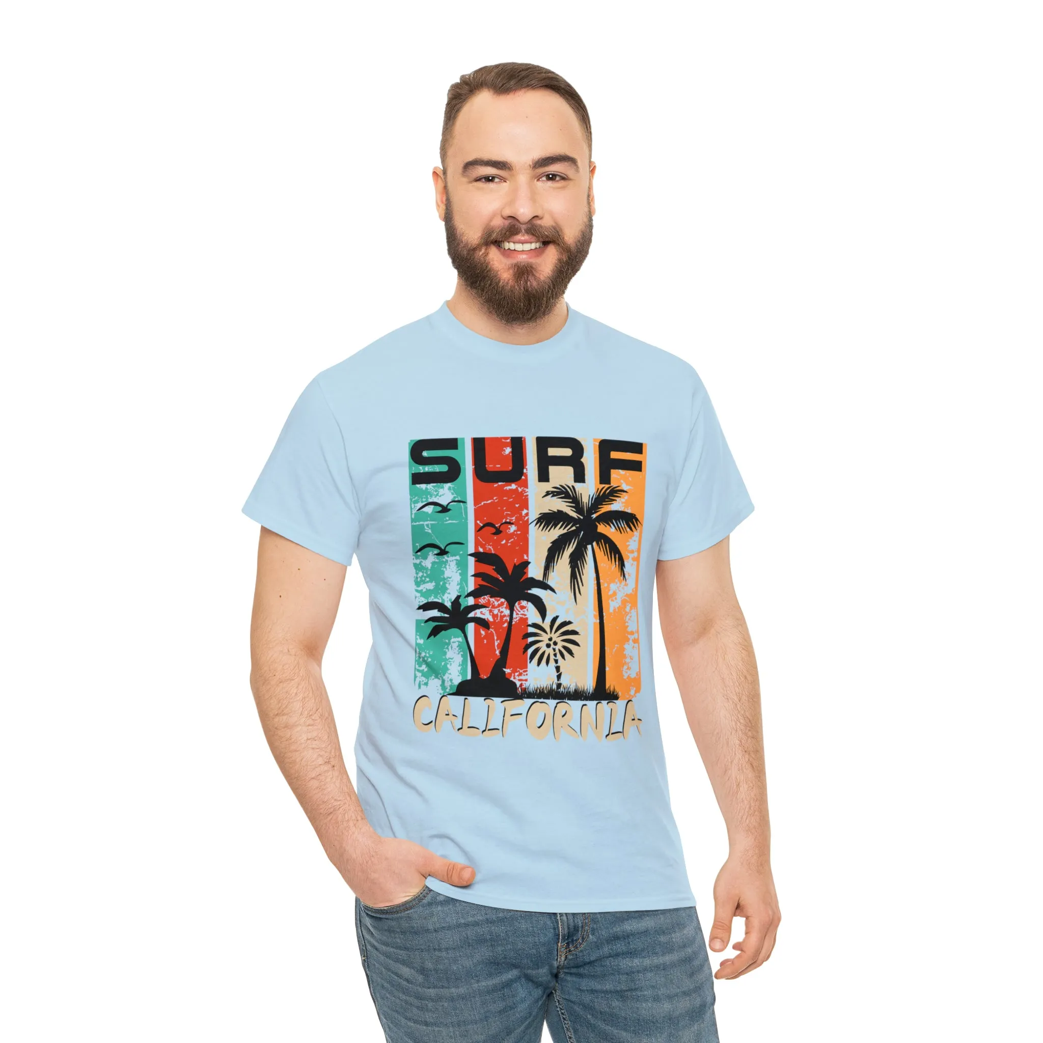 Surf California Cotton Tee