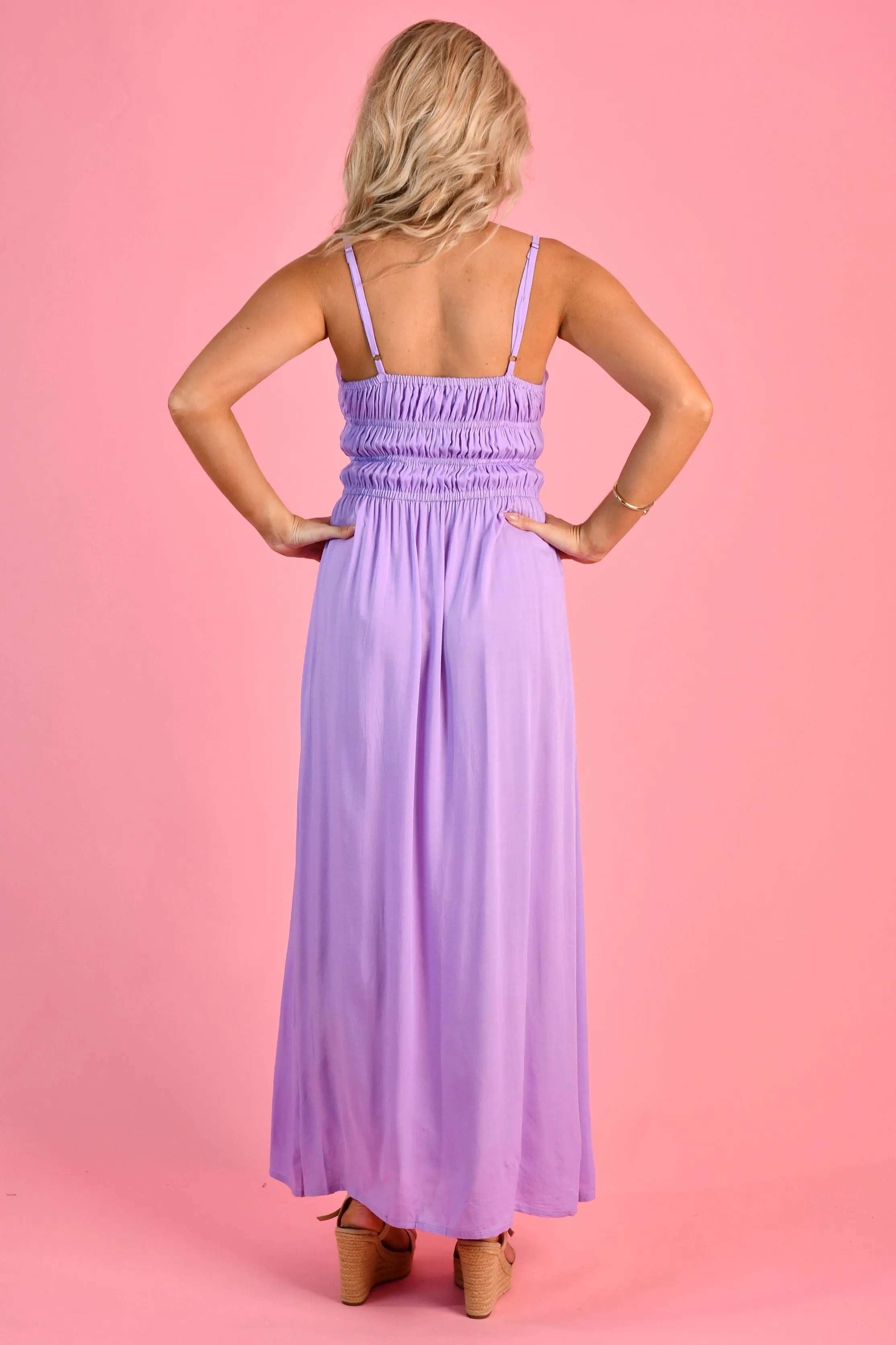 VGLD808 - SUMMER MAXI DRESS - LILAC