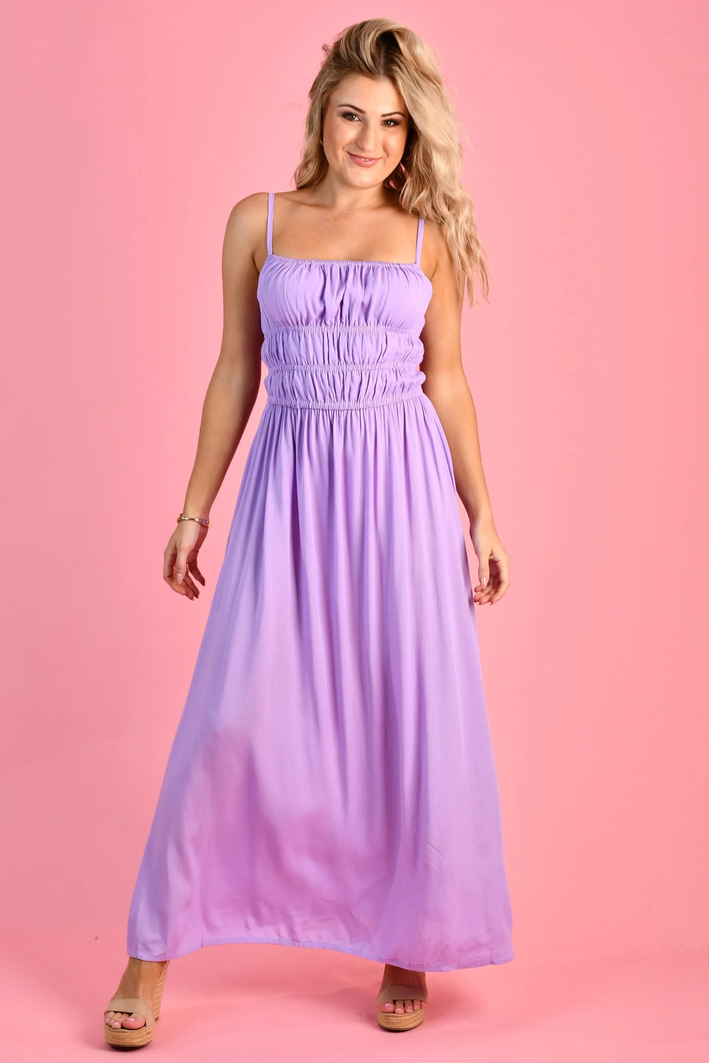 VGLD808 - SUMMER MAXI DRESS - LILAC
