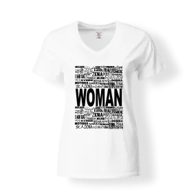 Woman in Every Language T-Shirt