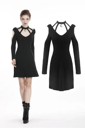 Women punk daily wear moon dress DW285