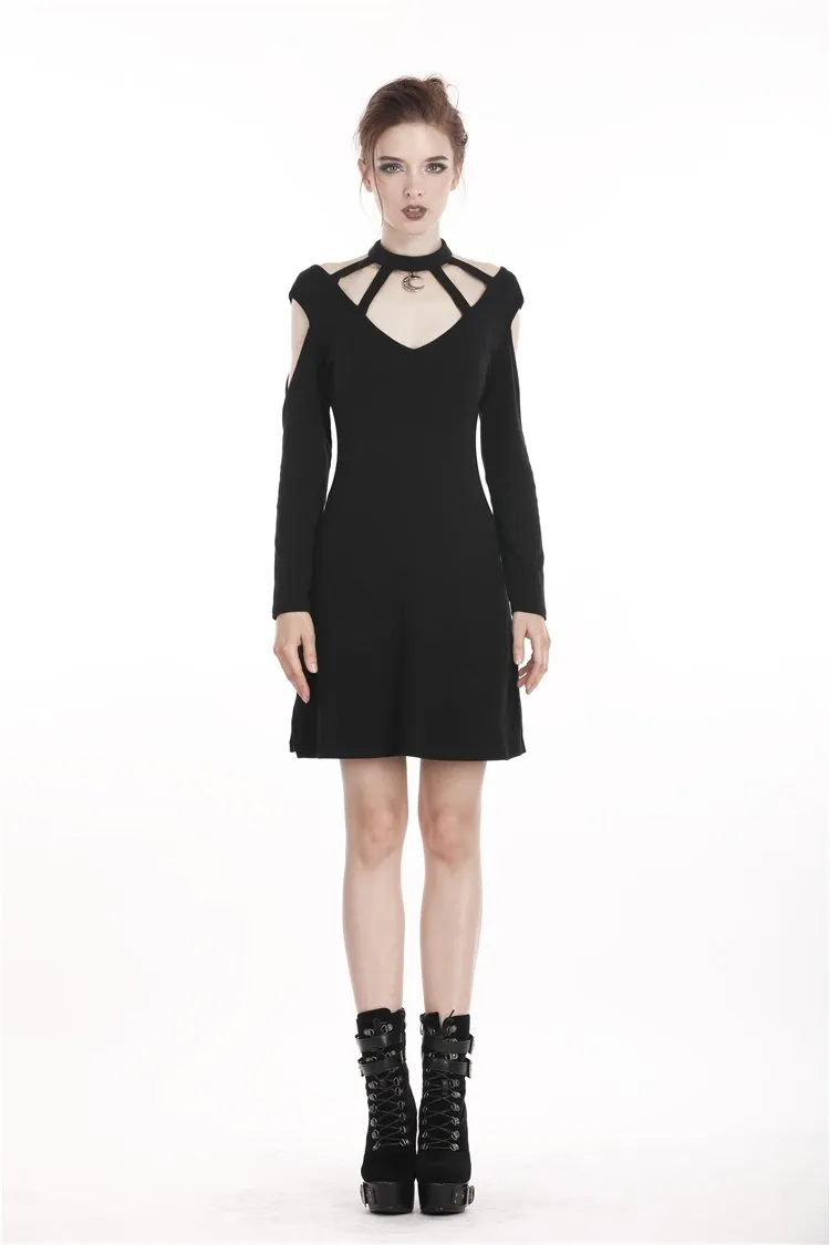 Women punk daily wear moon dress DW285