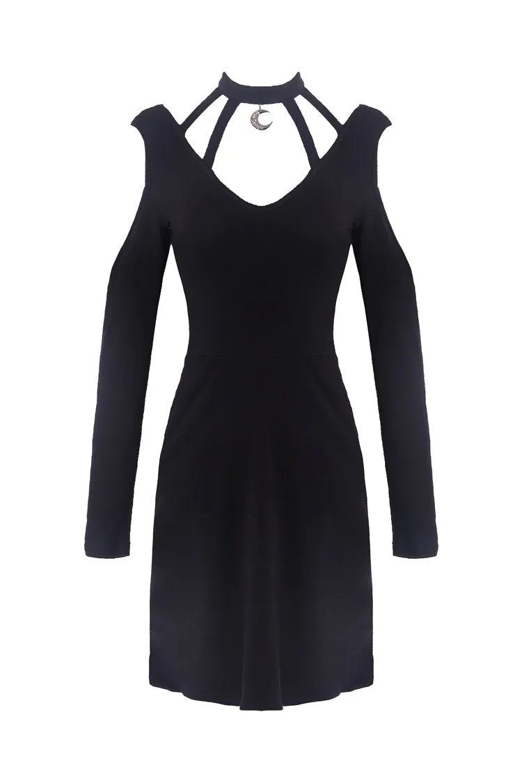 Women punk daily wear moon dress DW285