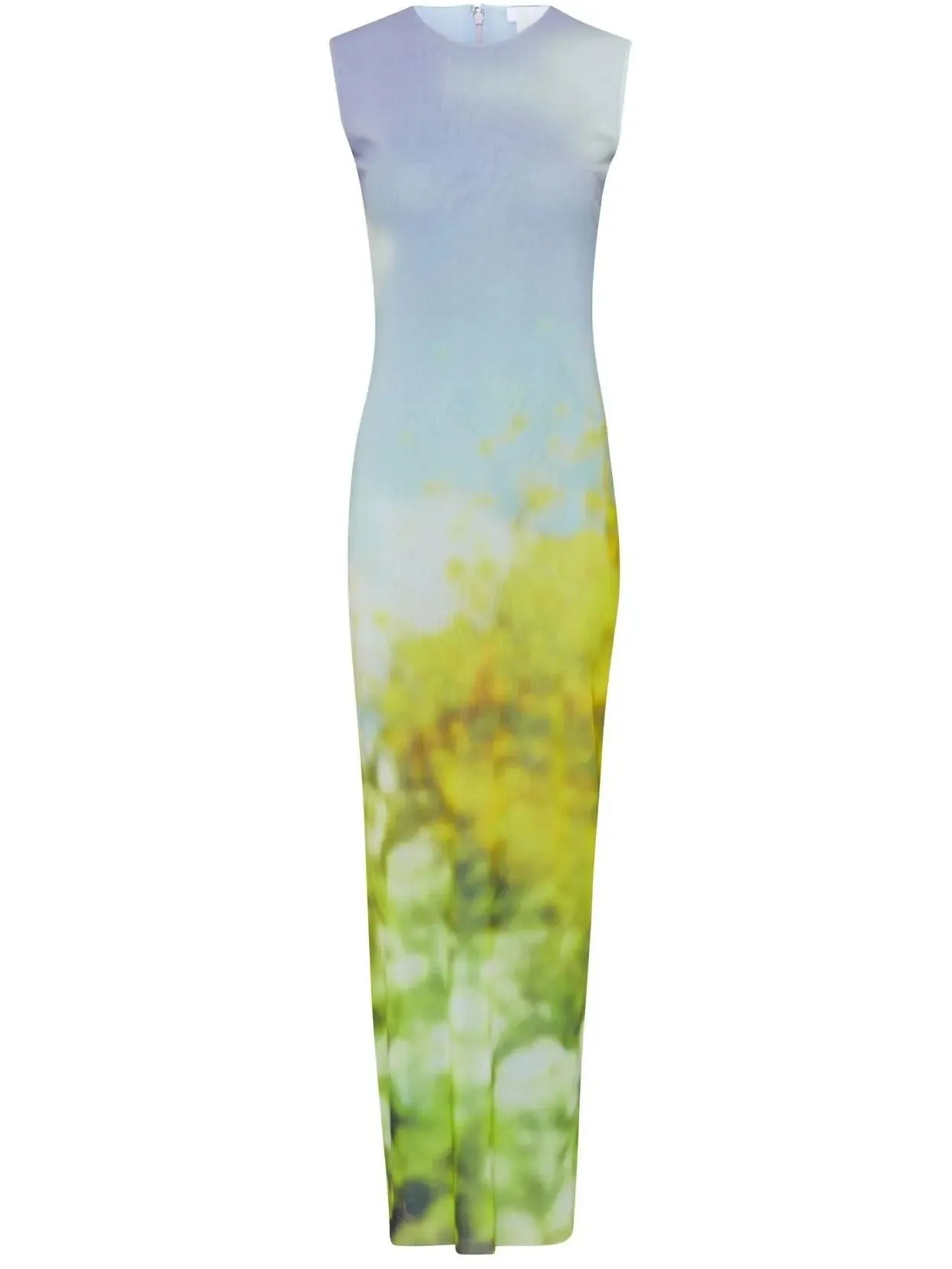 Women’s Column Dress In Blurred Print