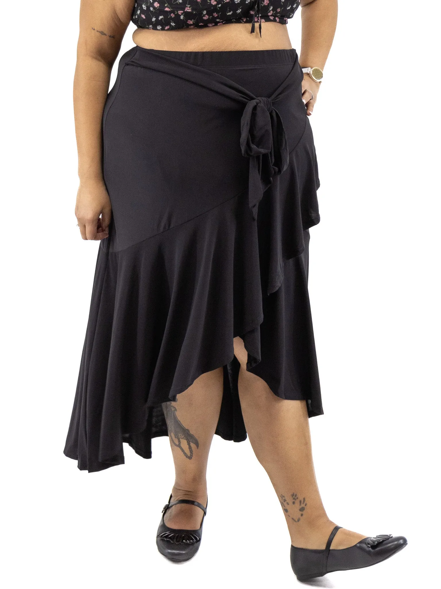 Zinnia High-Low Wrap Skirt