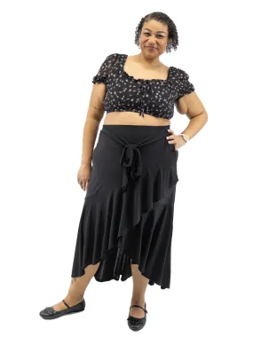 Zinnia High-Low Wrap Skirt